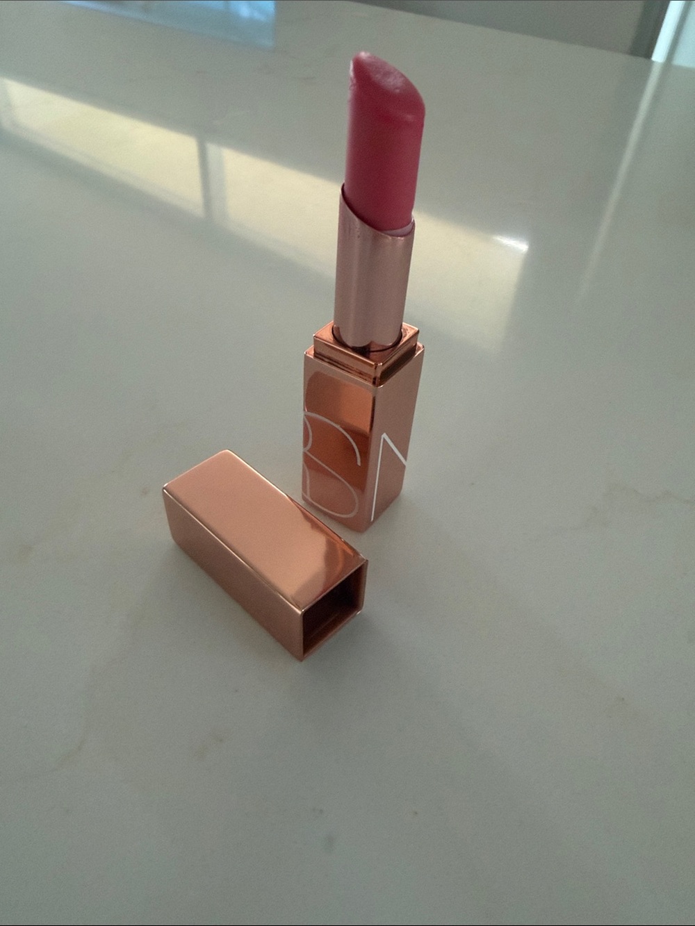 NARS orgasm Lipstick in Rose Gold Case